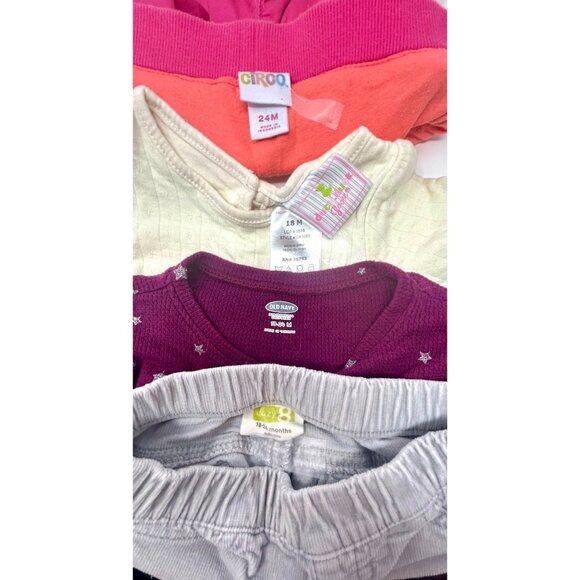 Toddler Girls - 2 Pants and 2 Shirts -‎ Size 24 M, 18-24M & 18 M - Picture 6 of 6
